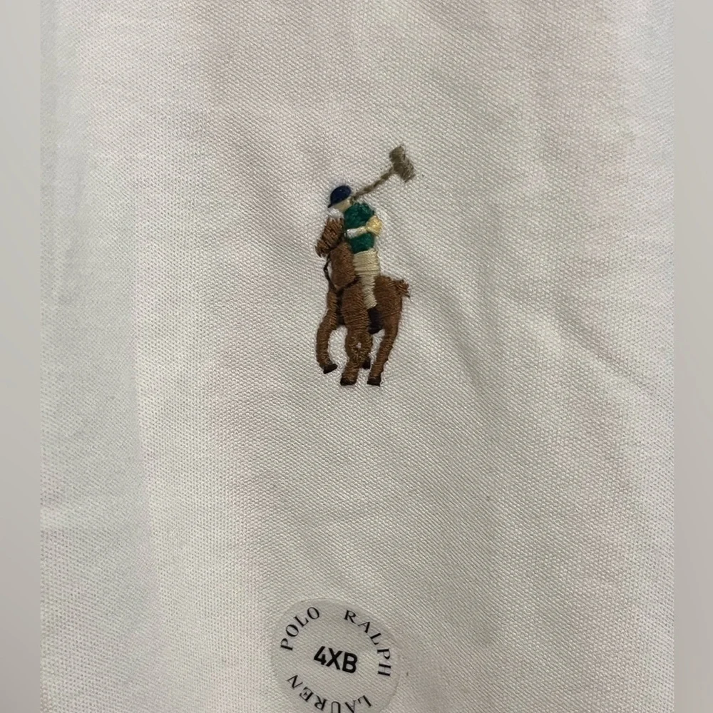 Polo Ralph Lauren Mens 4XB Classic Fit Short Sleeve Soft Touch Polo Shirt White